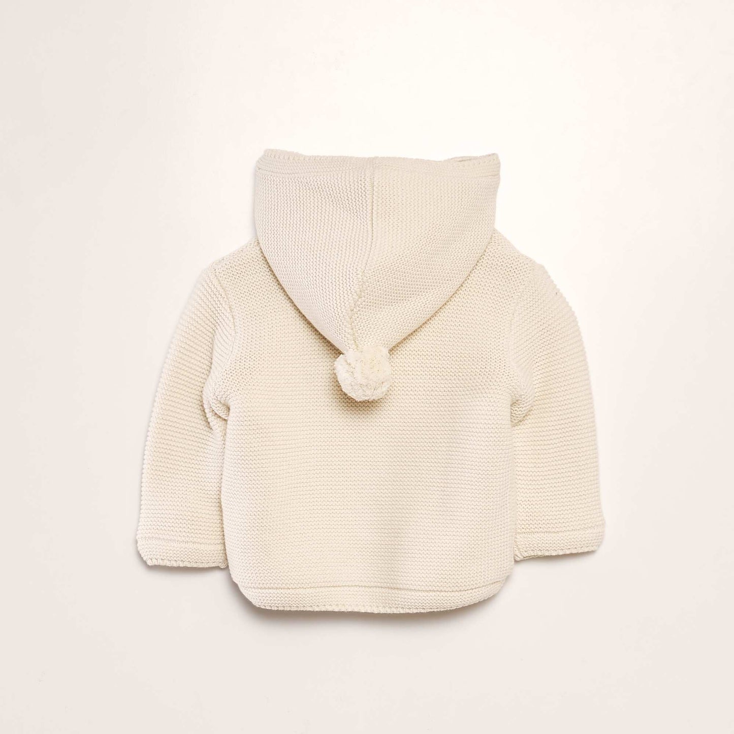 Sherpa-lined hoodie WHITE