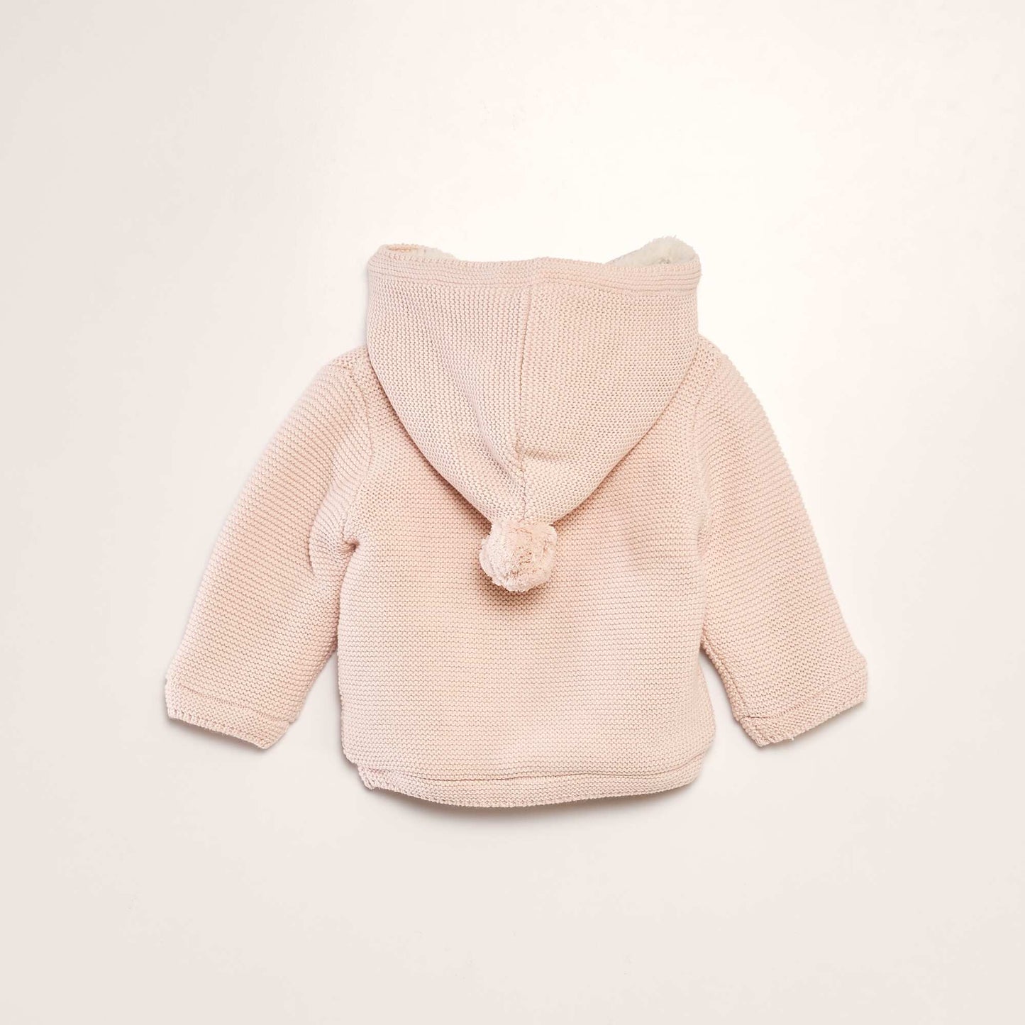 Sherpa-lined hoodie PINK