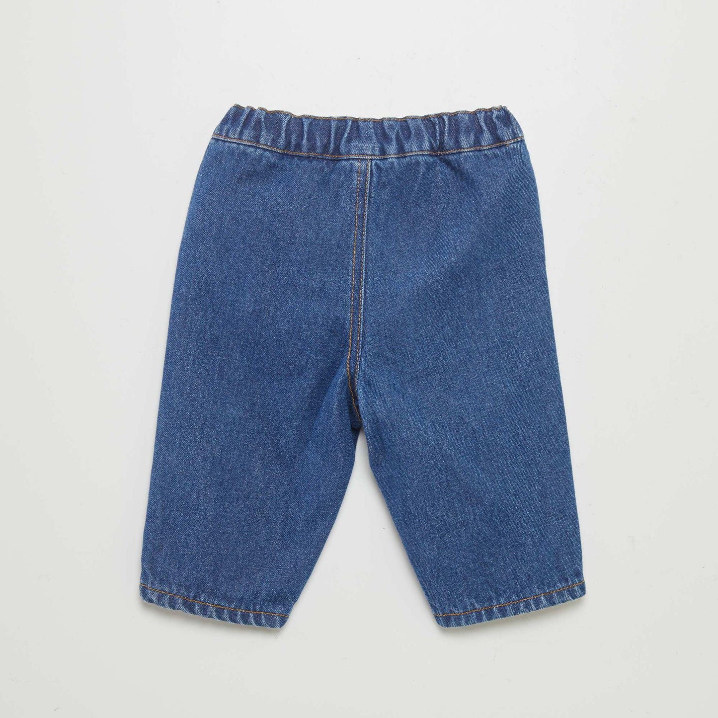 Denim trousers with buttons BLUE