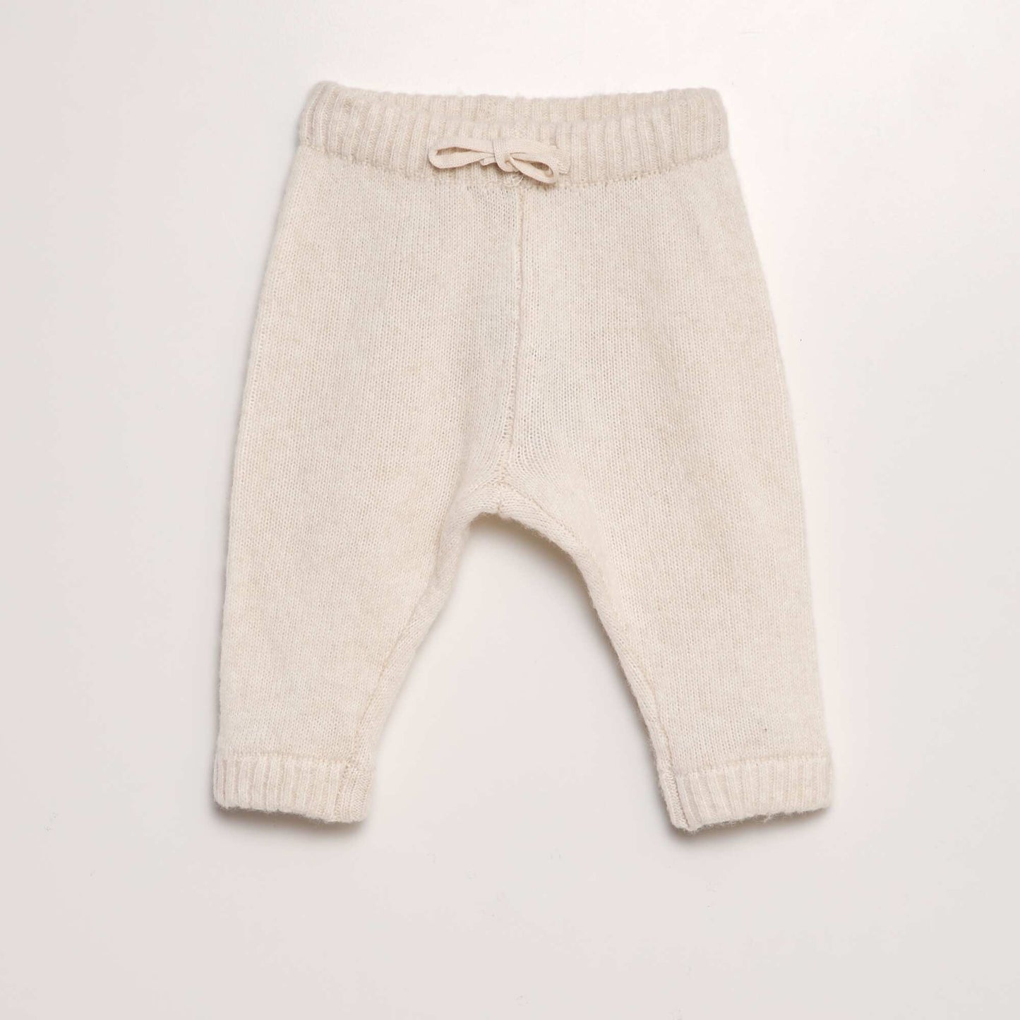 Knitted trousers BEIGE