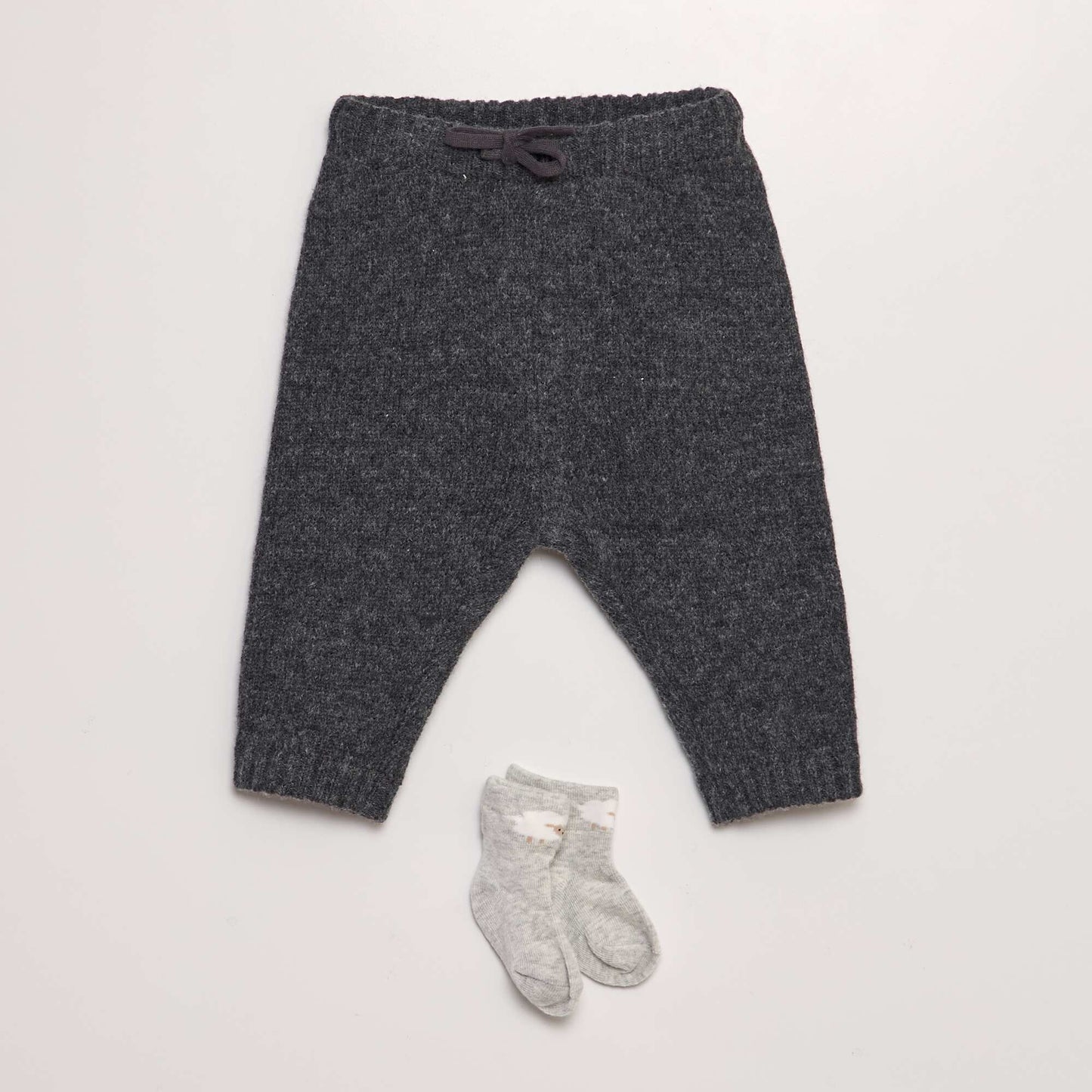 Knitted trousers GREY