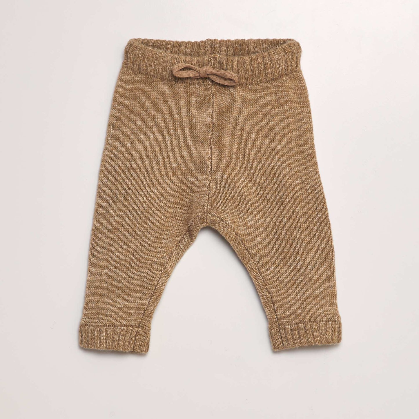 Knitted trousers BEIGE