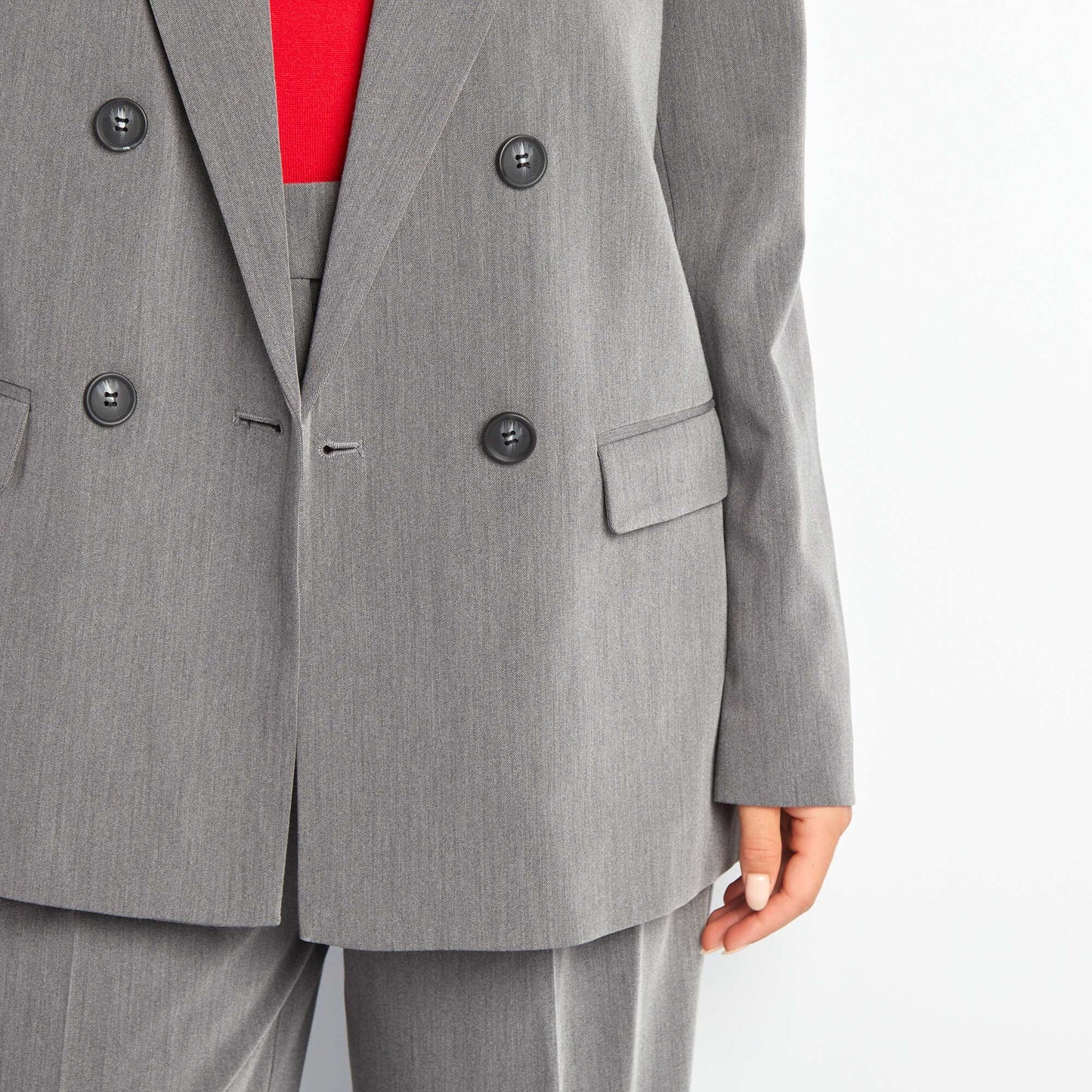 Loose-fit suit jacket GREY