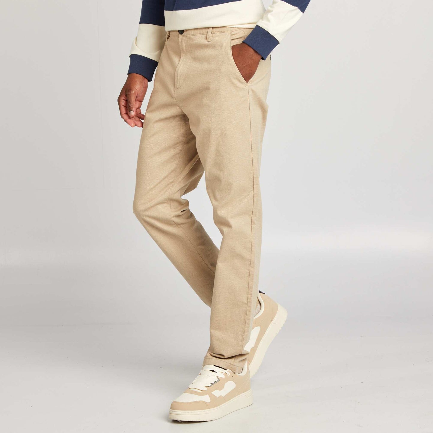 Slim-fit chinos BEIGE