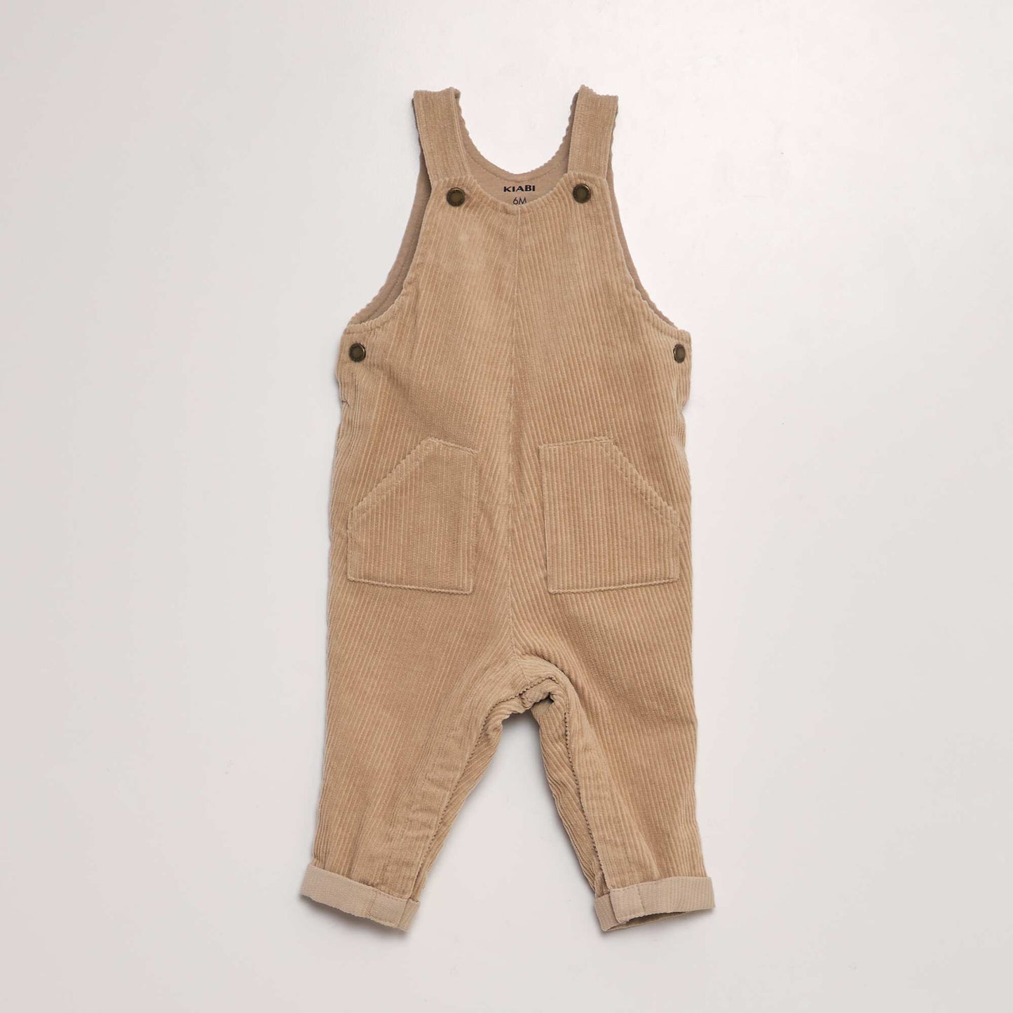 Velour dungarees BEIGE