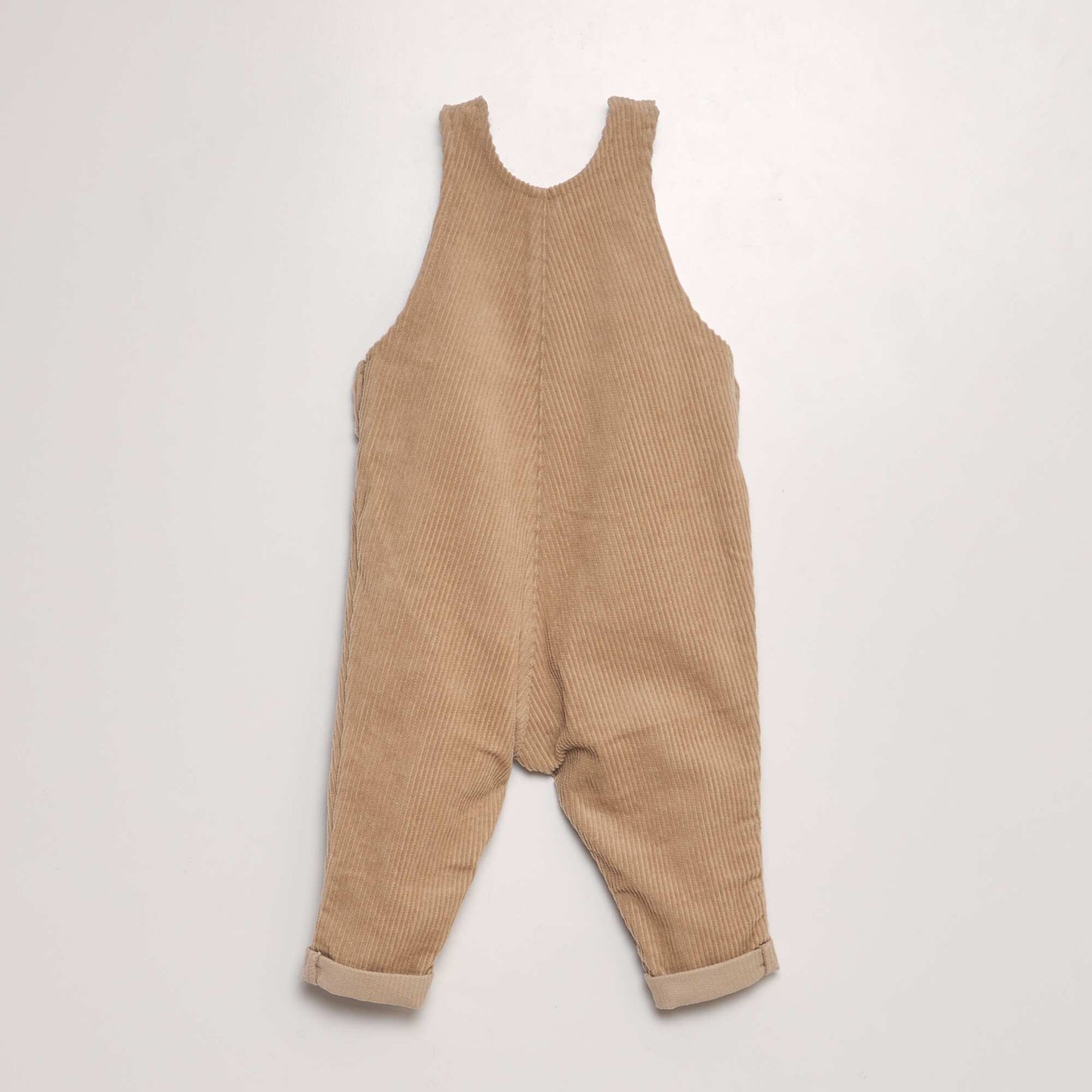 Velour dungarees BEIGE