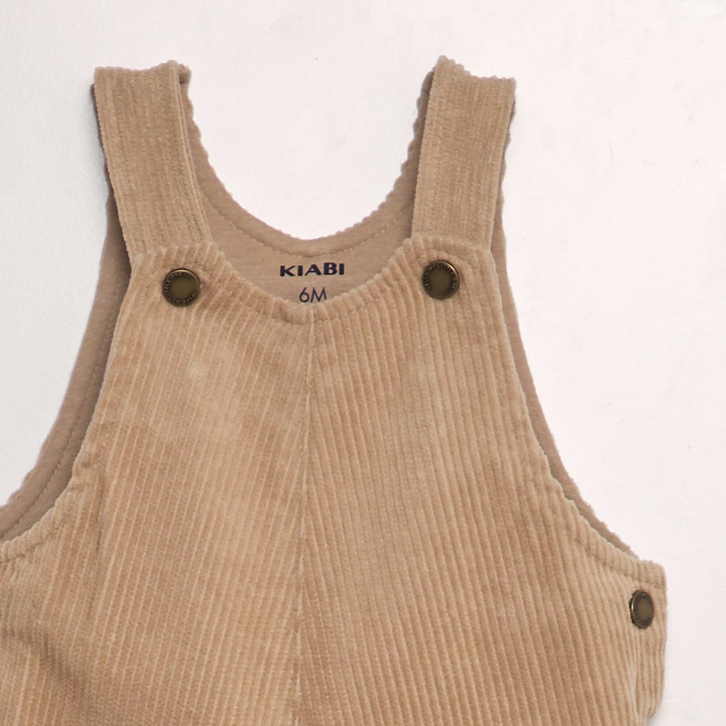 Velour dungarees BEIGE