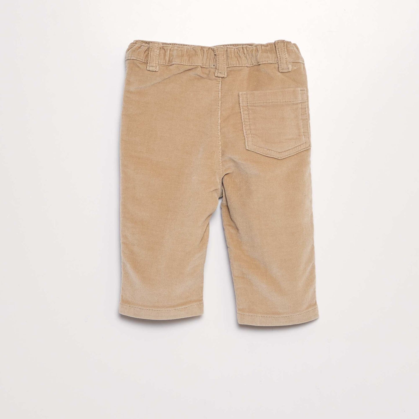 Corduroy trousers BEIGE