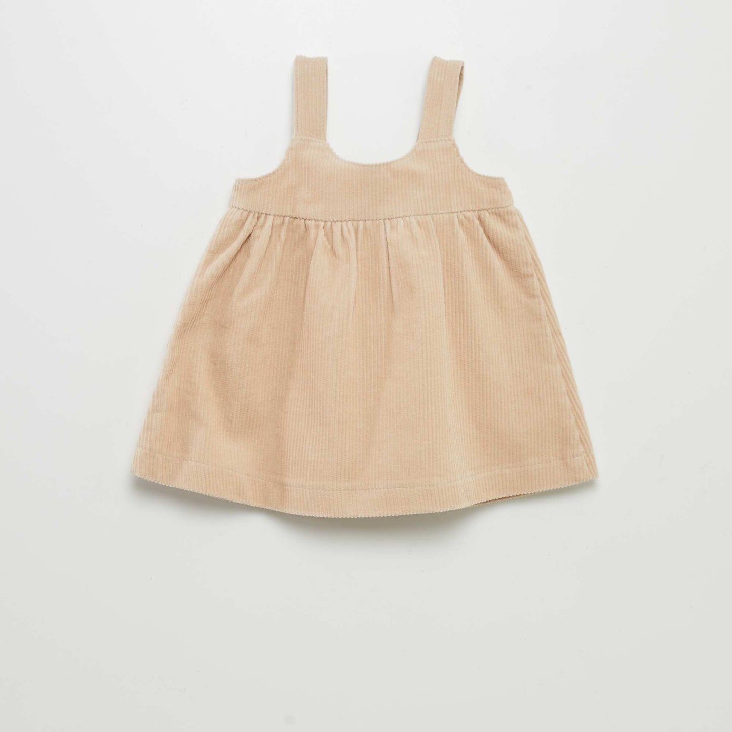 Corduroy dress BEIGE