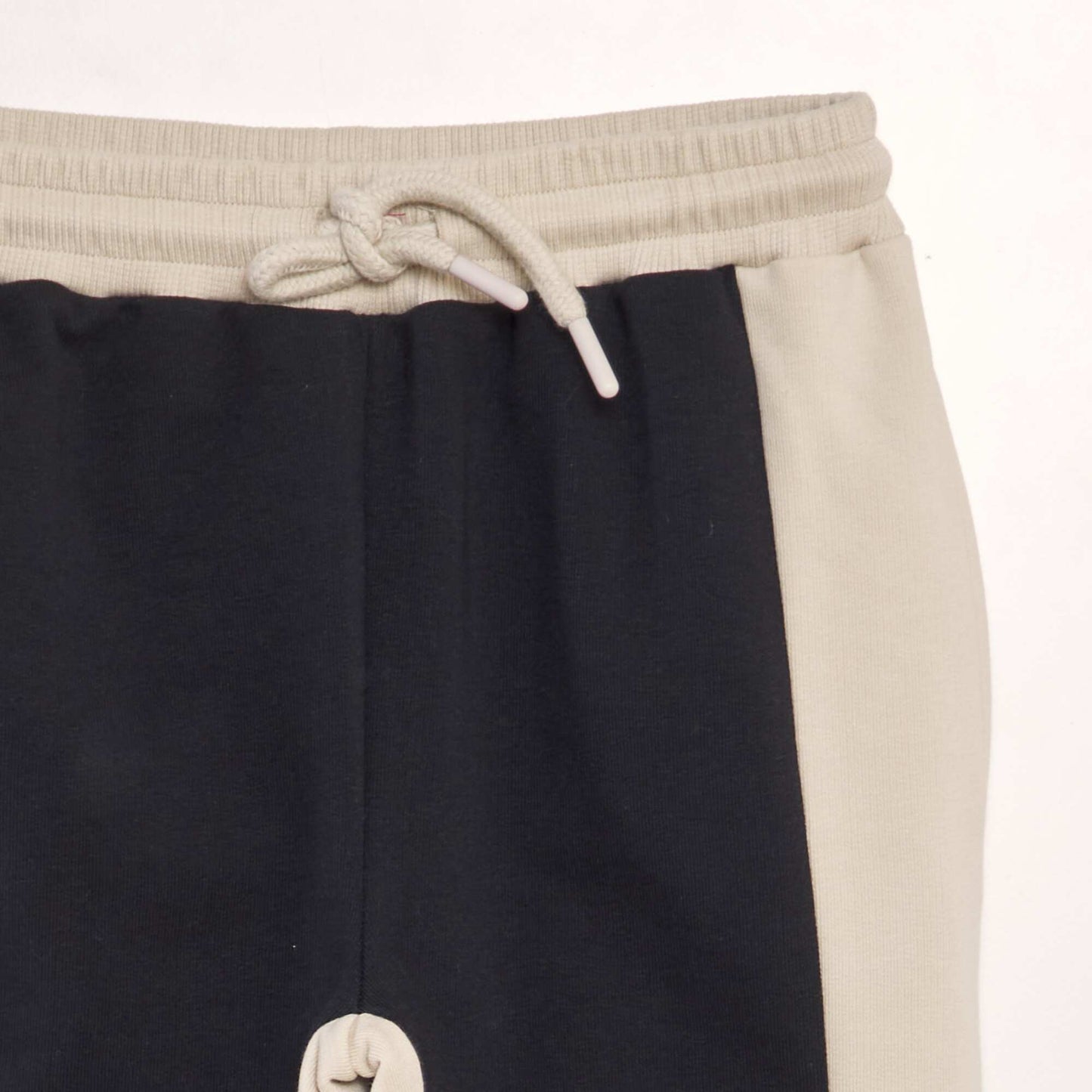Sweatshirt fabric joggers WHITE