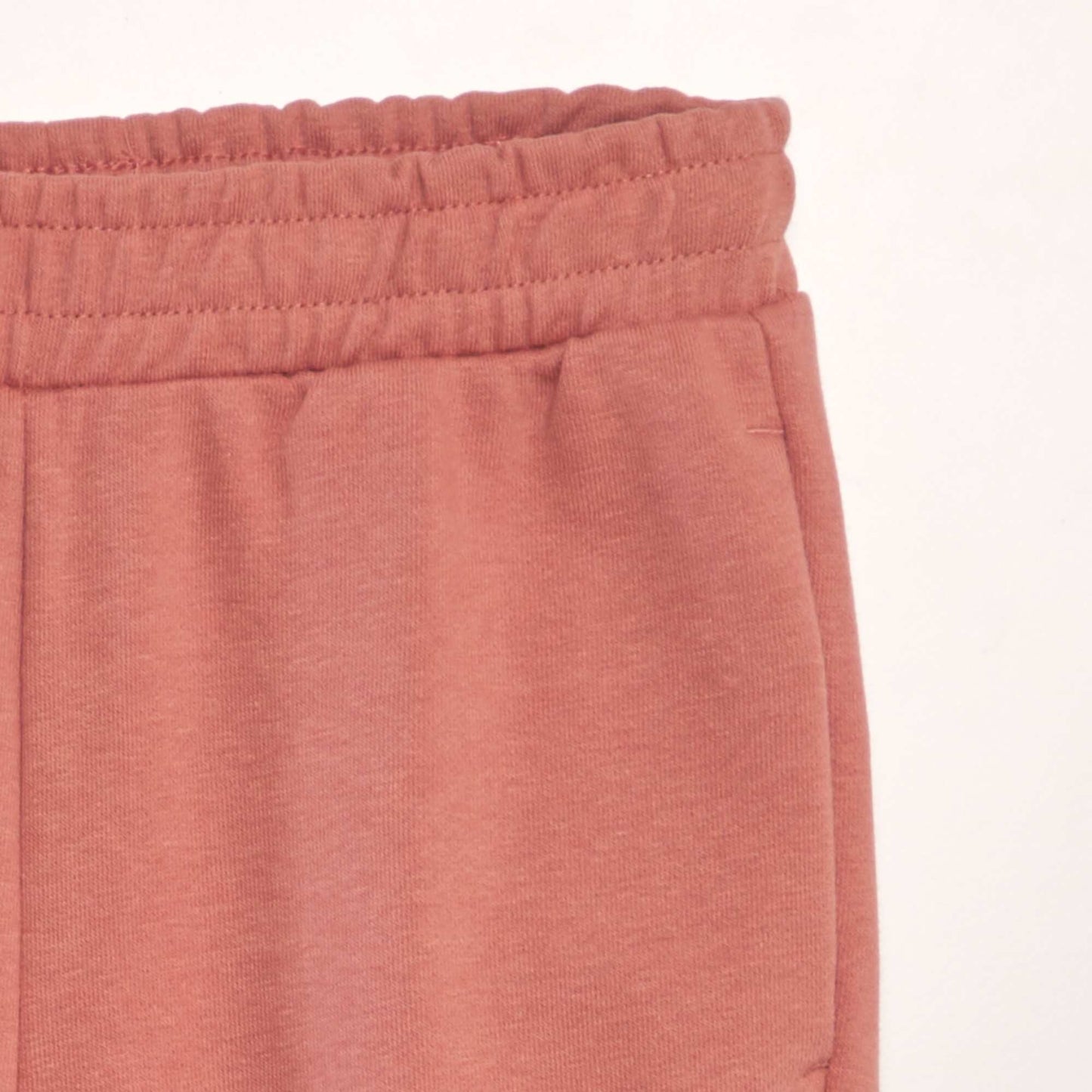 Lightweight sweatshirt fabric joggers PINK