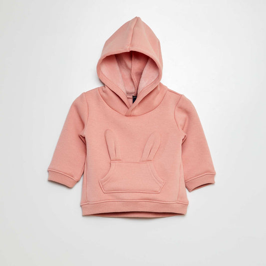 Embellished hoodie PINK