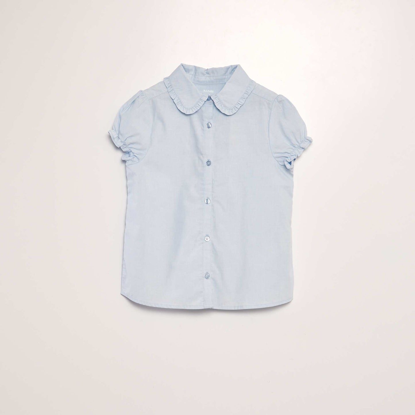 Ruffled blouse BLUE