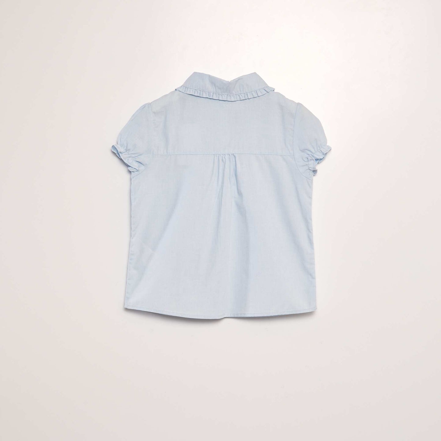 Ruffled blouse BLUE