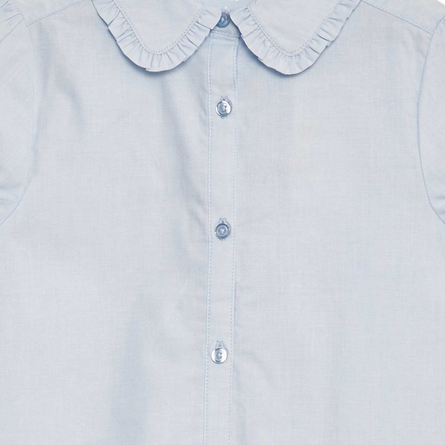 Ruffled blouse BLUE