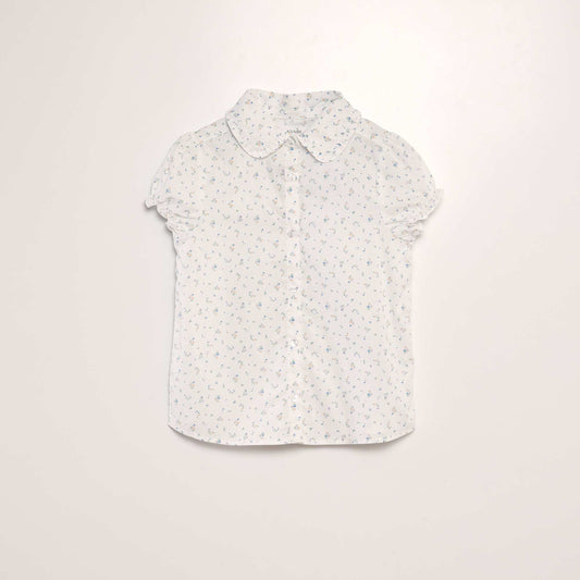 Floral blouse WHITE