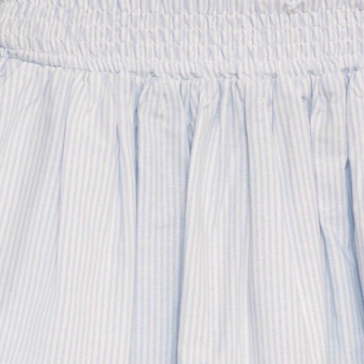 Flared striped skirt BLUE