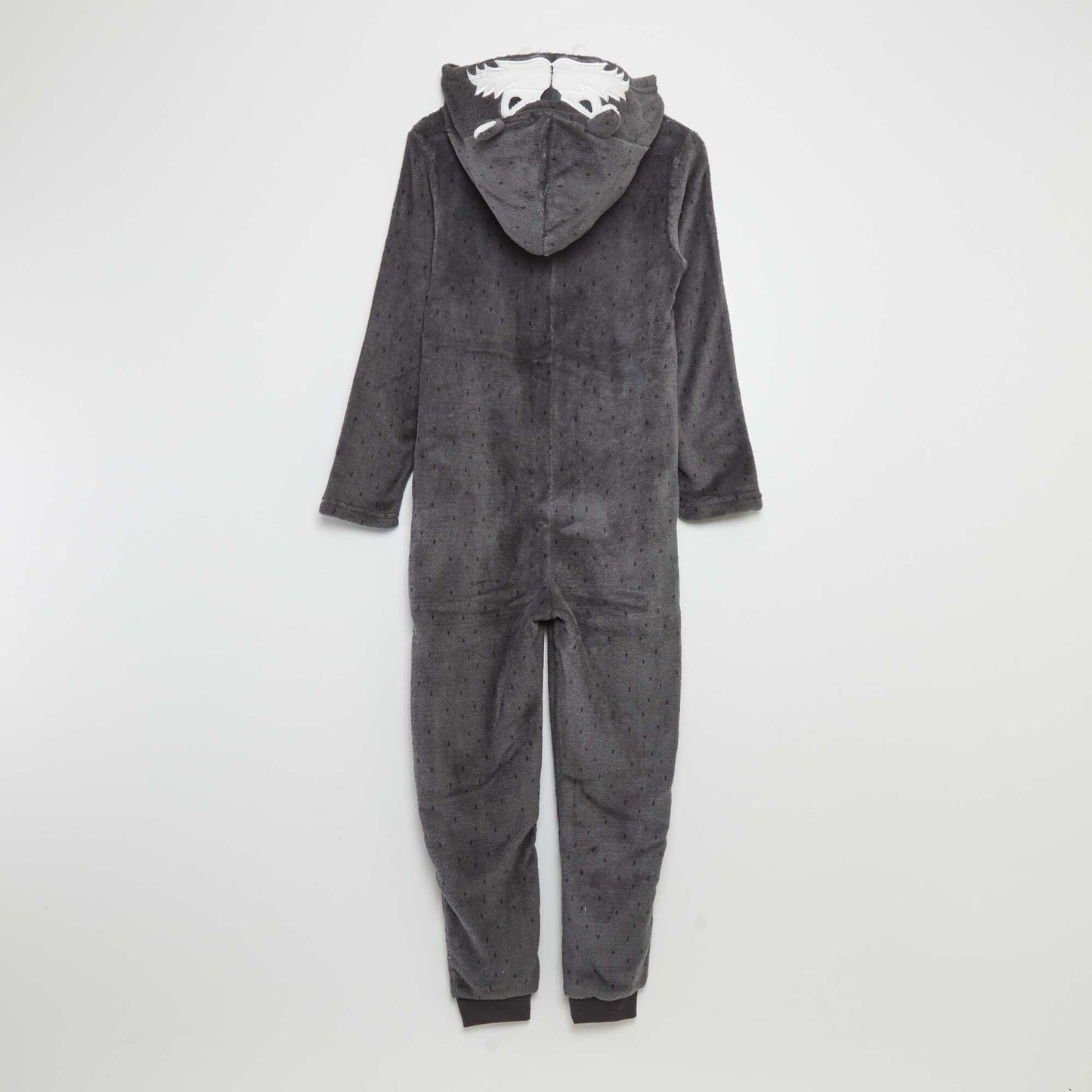 Bear fleece sleep onesie GREY