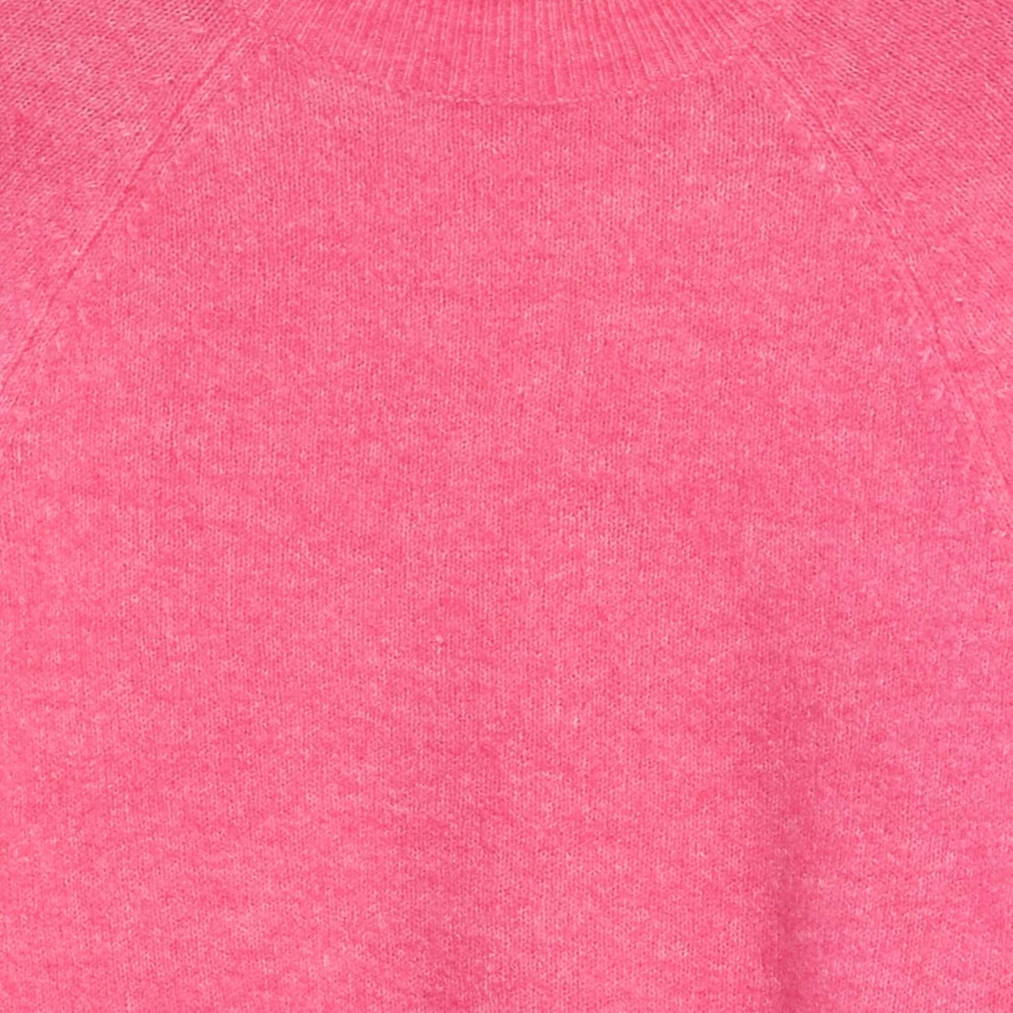 Round-neck knit jumper pink