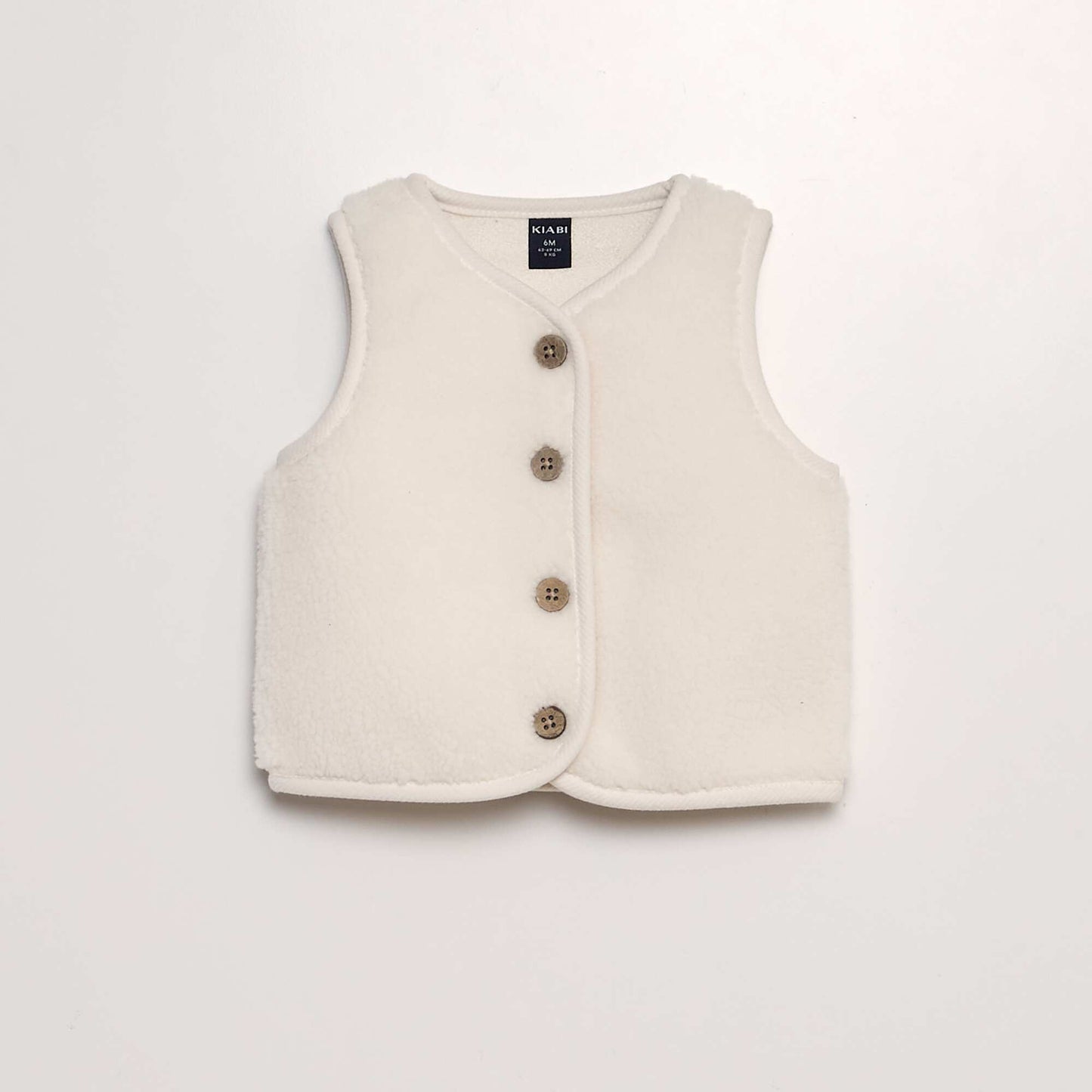 Sherpa bodywarmer WHITE