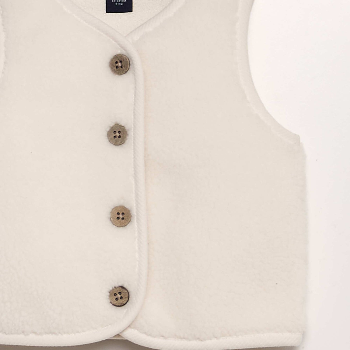 Sherpa bodywarmer WHITE