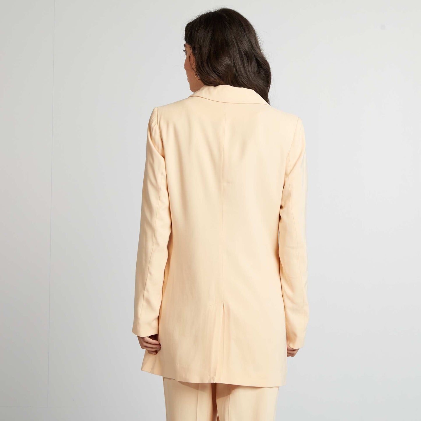 Mid-length tailored jacket BEIGE