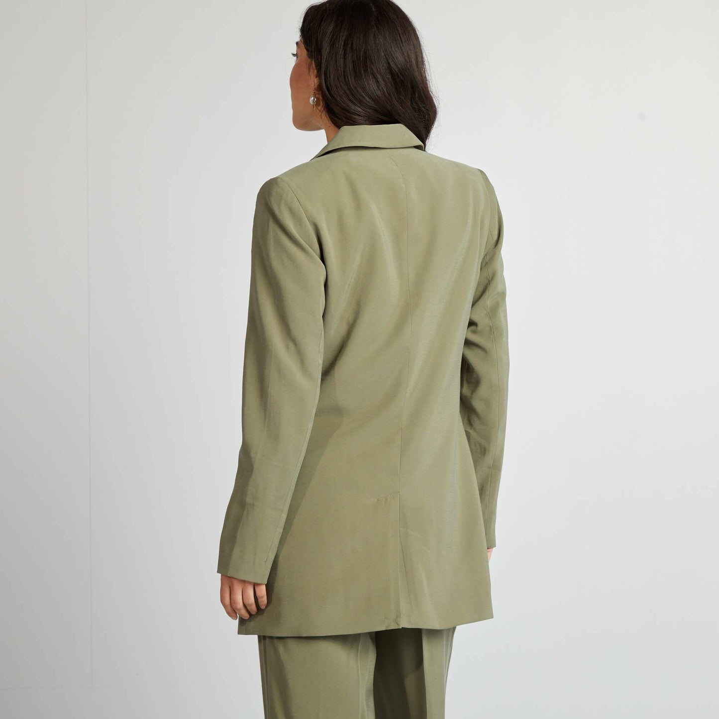 Mid-length tailored jacket GREEN