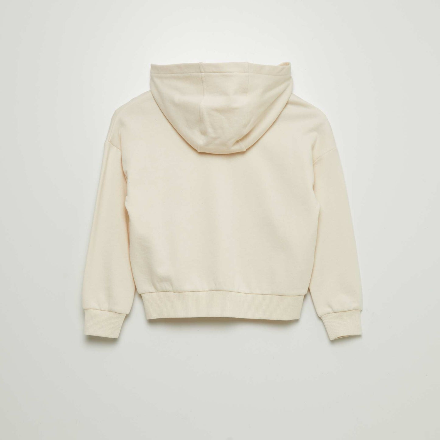 Zip-up hoodie BEIGE