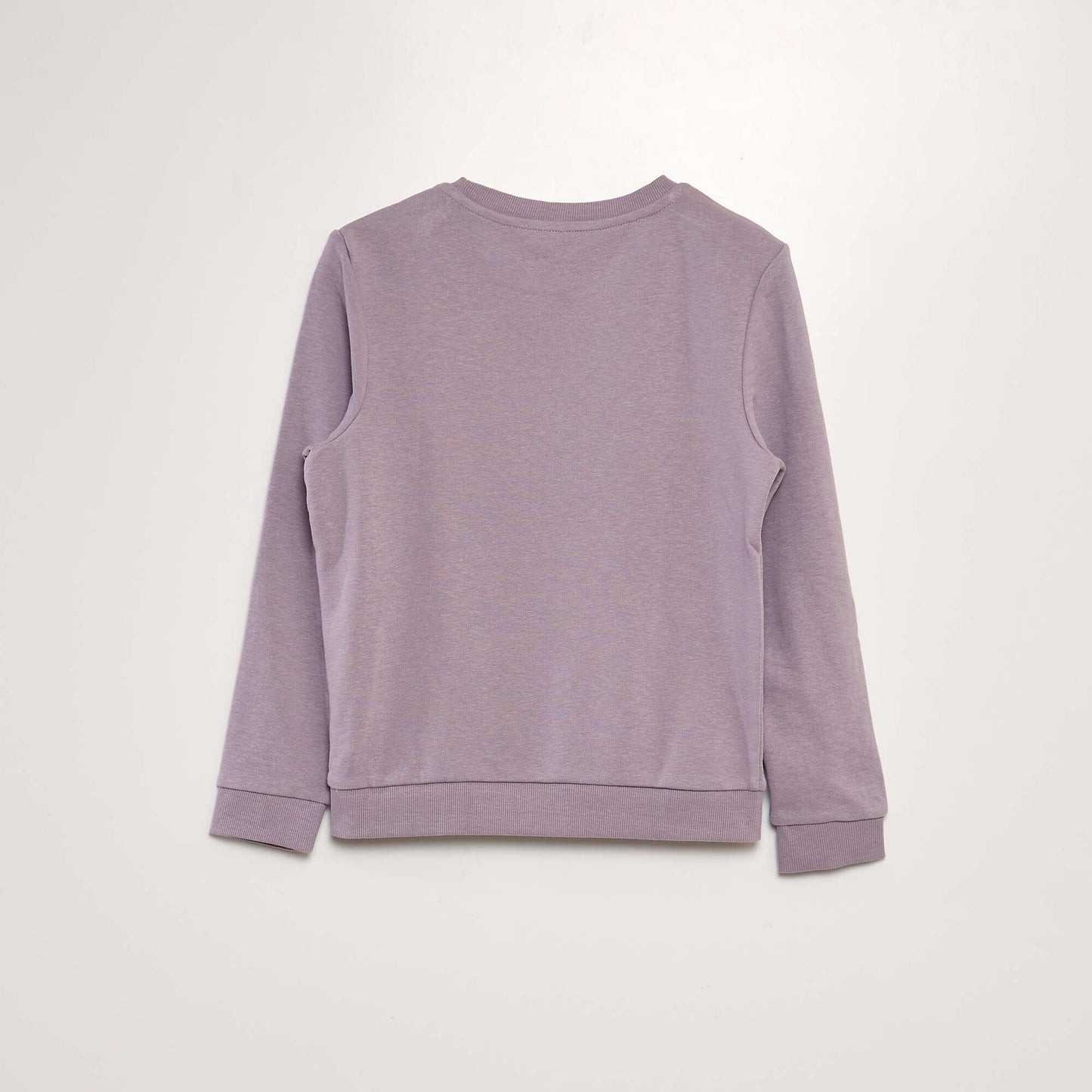 Sweatshirt with round neck PINK