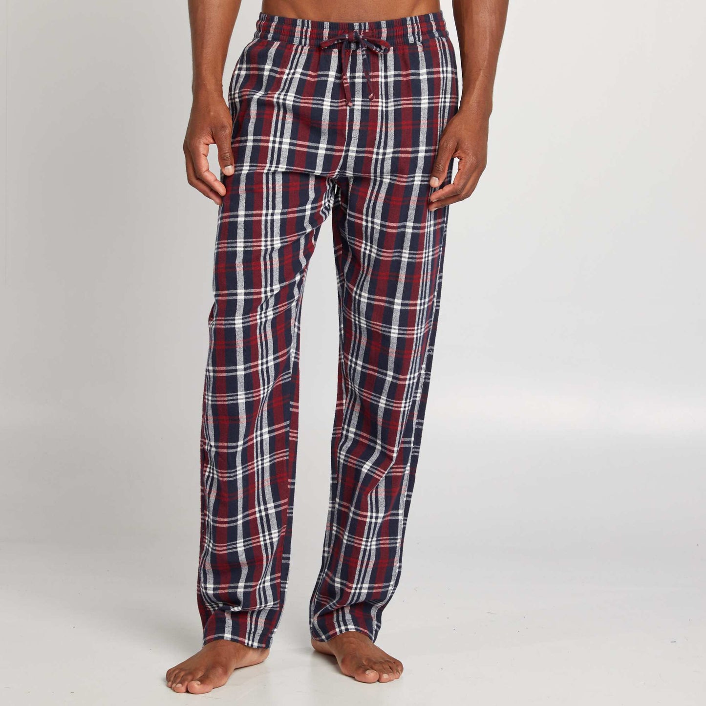 Flannel pyjama bottoms RED