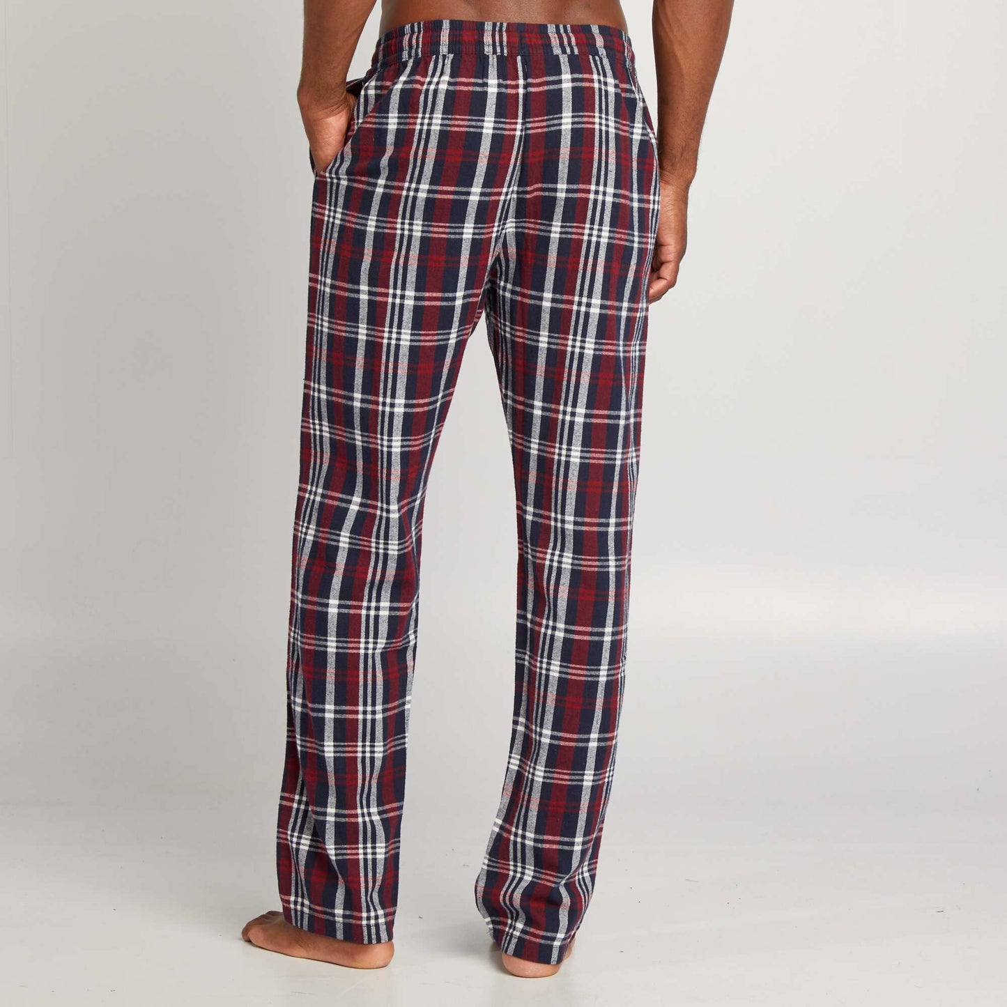 Flannel pyjama bottoms RED