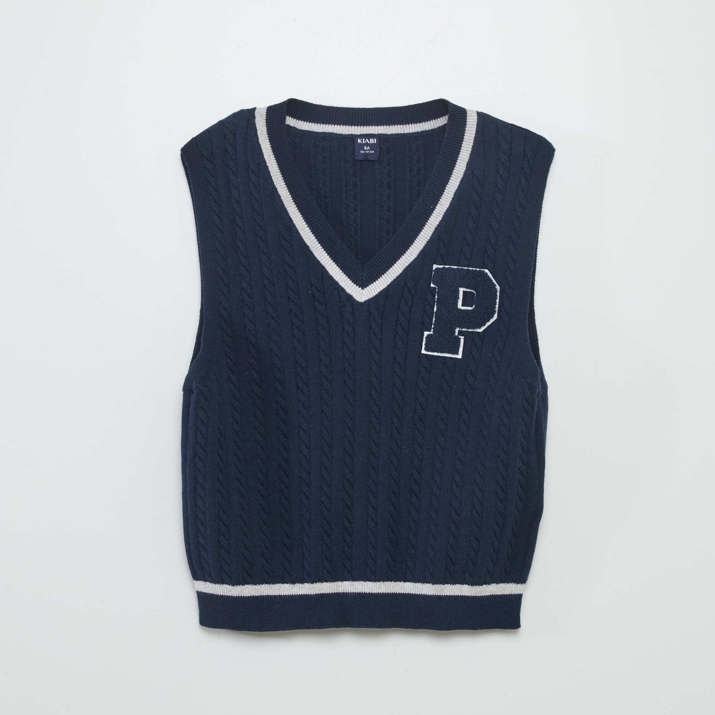 Tank top with patch BLUE