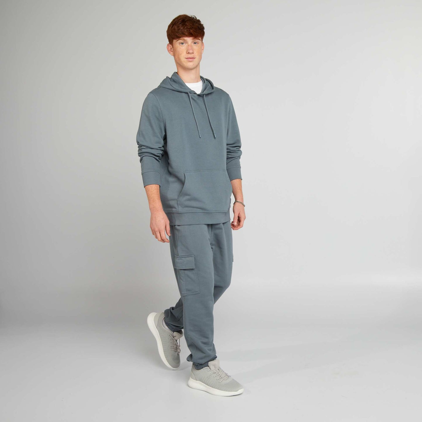 Joggers with side pockets GREY