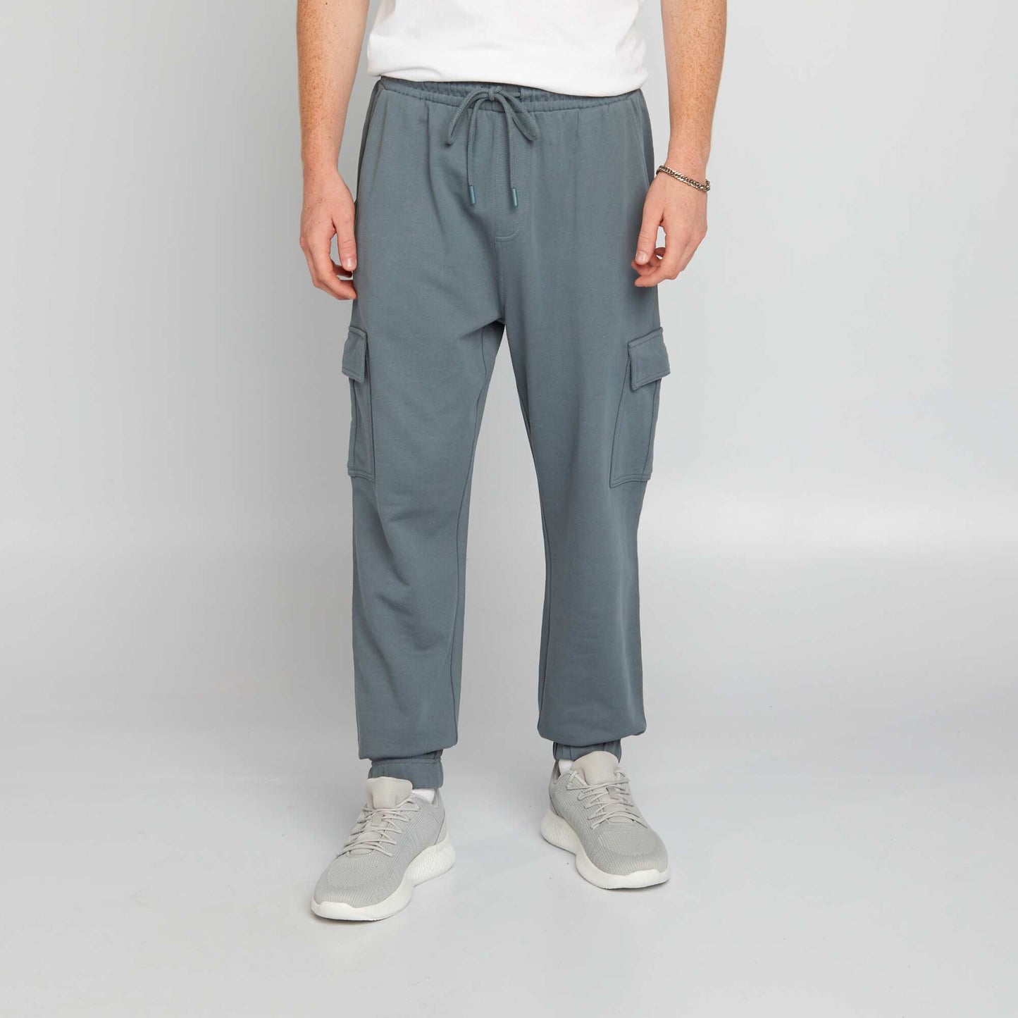 Joggers with side pockets GREY