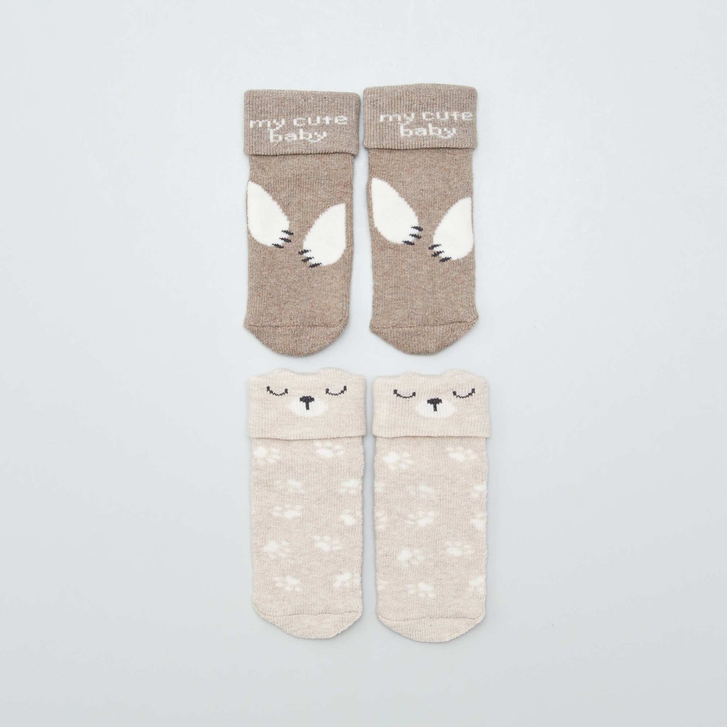 Pack of 2 pairs of socks GREY