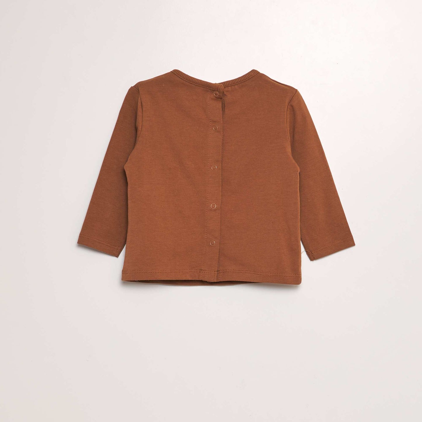 Long-sleeved T-shirt BROWN