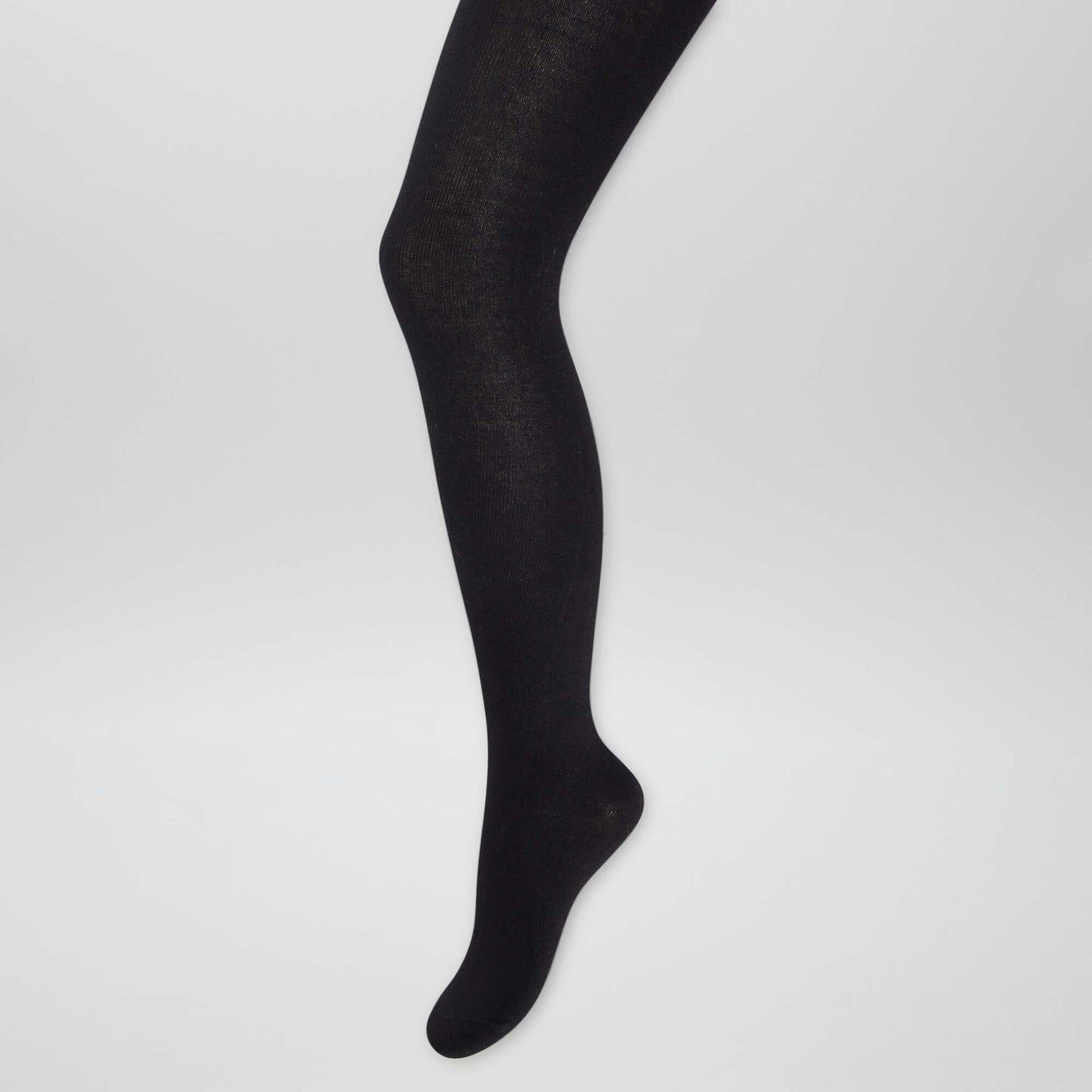 Pack of 2 pairs of warm tights BLACK