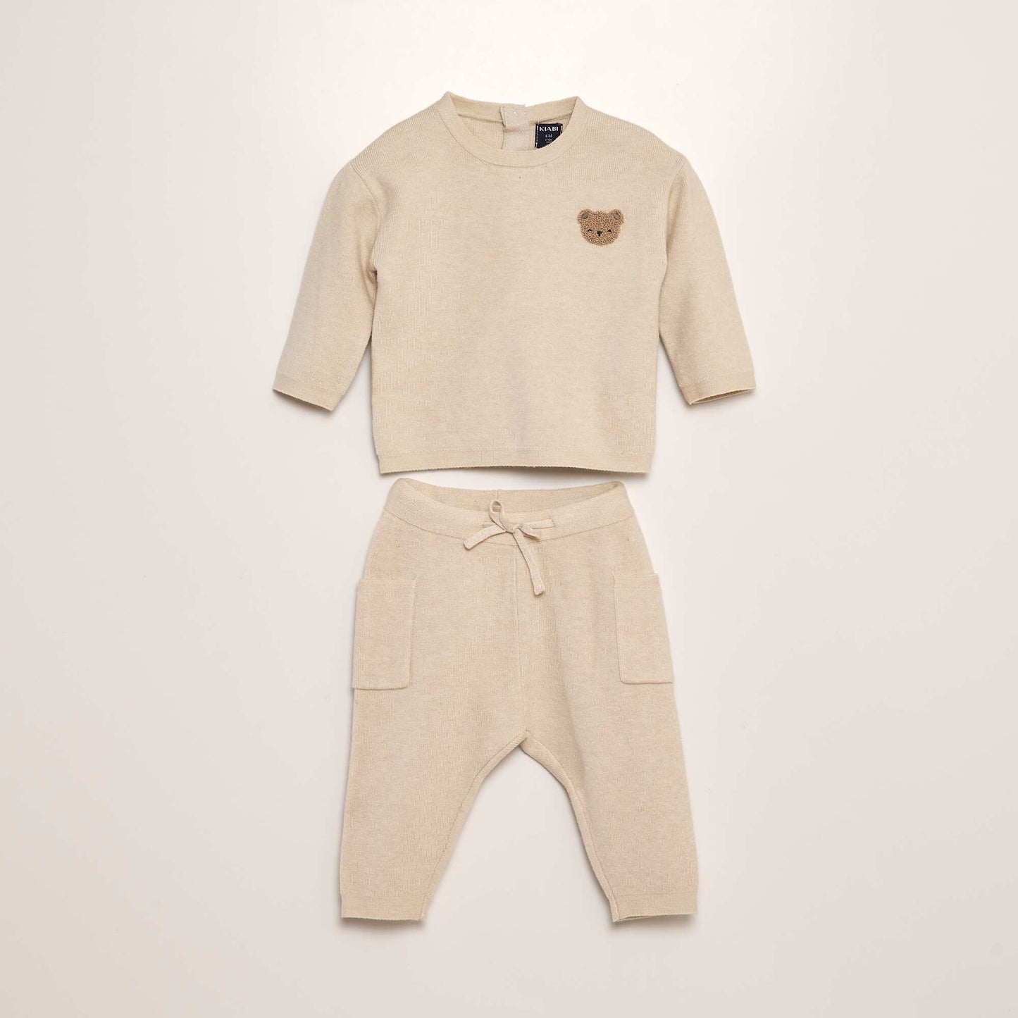 Jumper + trousers set - 2-piece set BEIGE