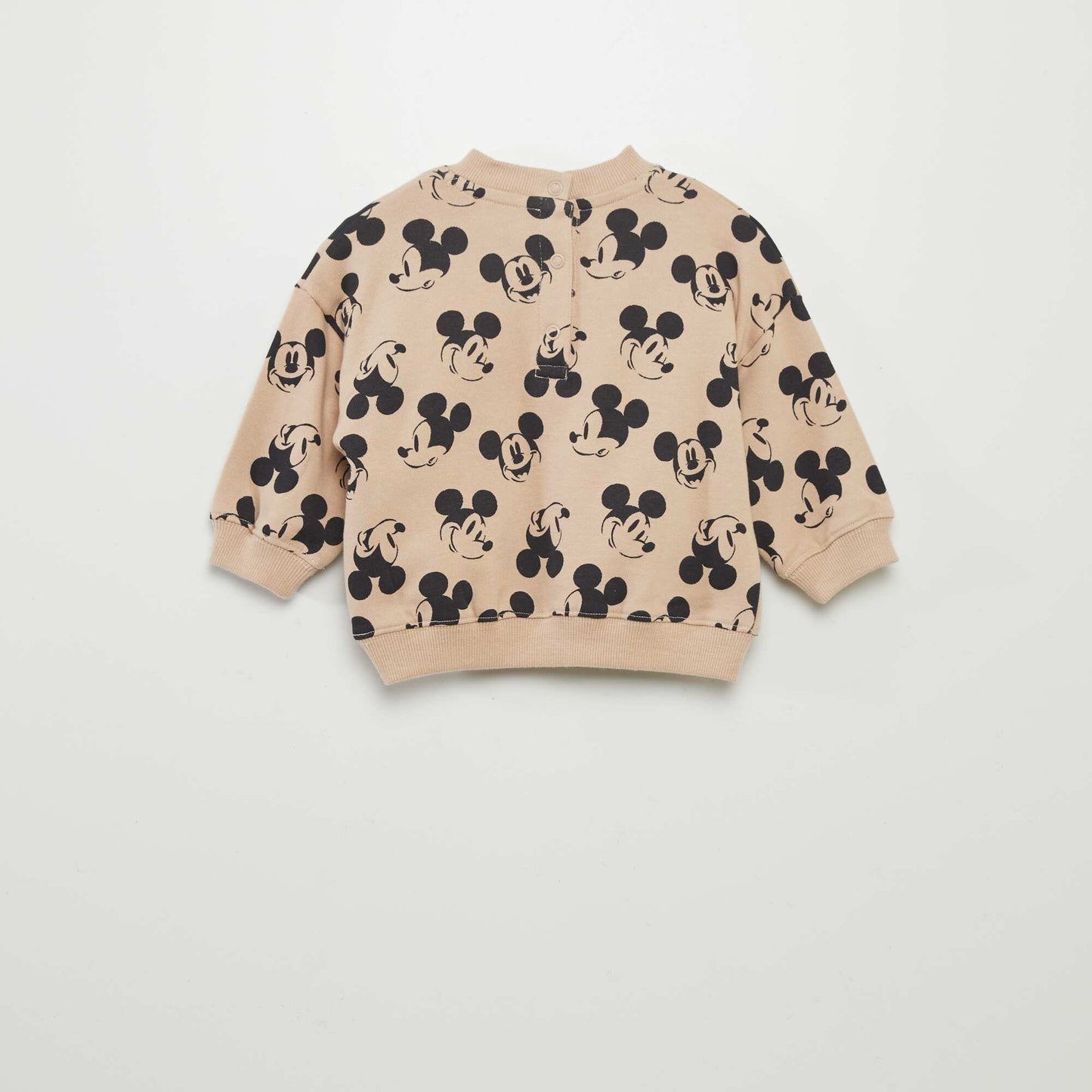 'Disney' 'Mickey' sweater with round neck BEIGE