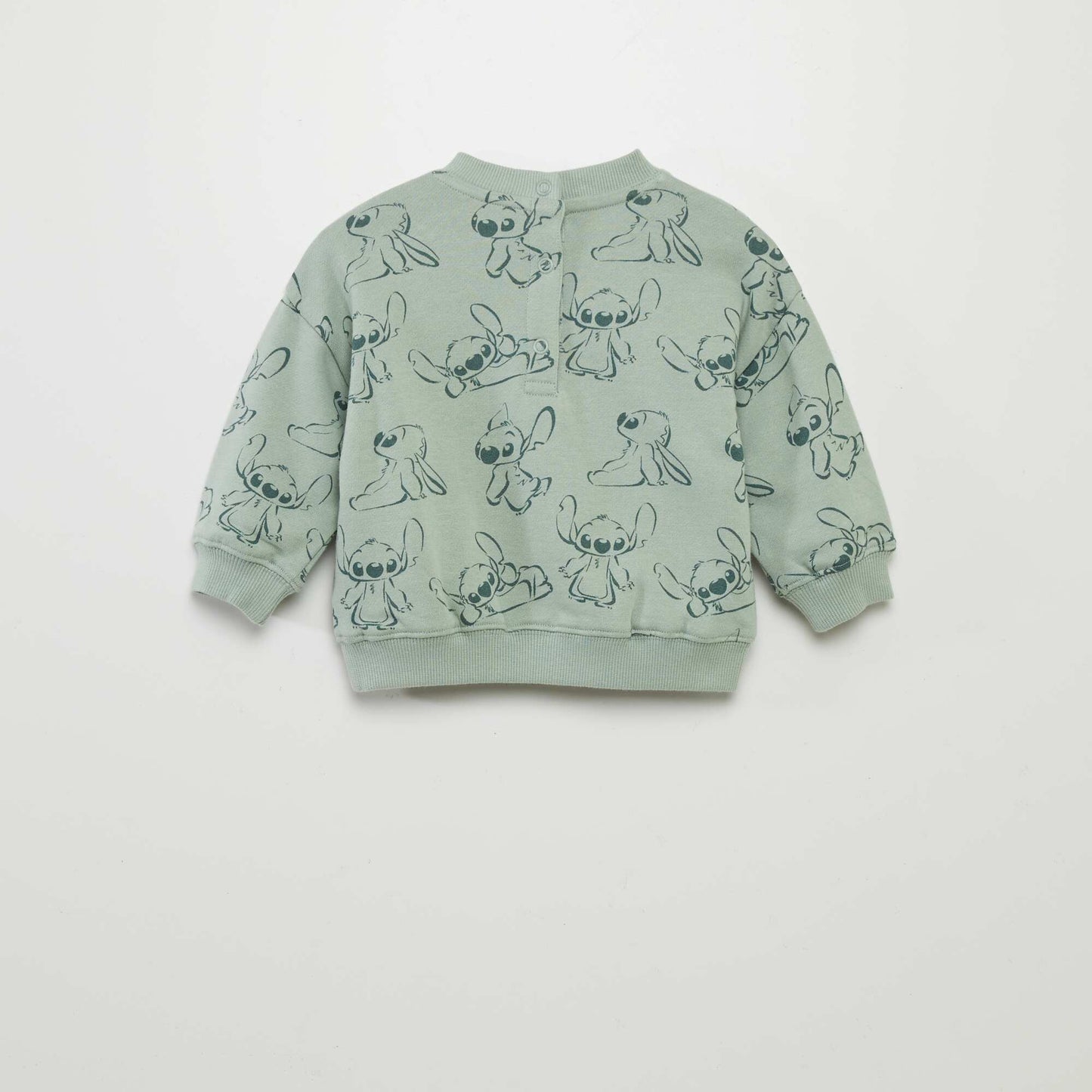 'Disney' 'Stitch' sweater with round neck GREEN