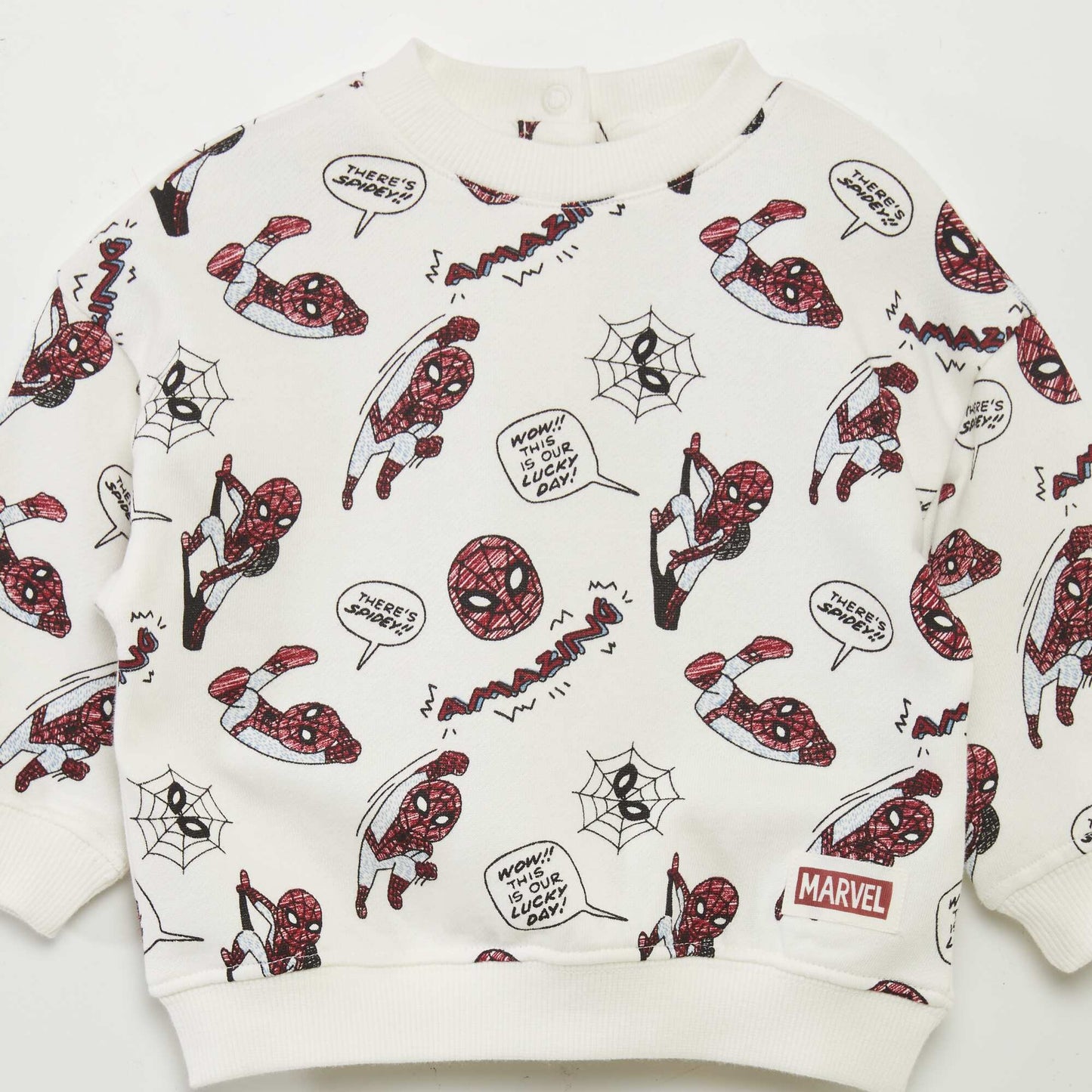 Marvel Spider-Man sweatshirt WHITE