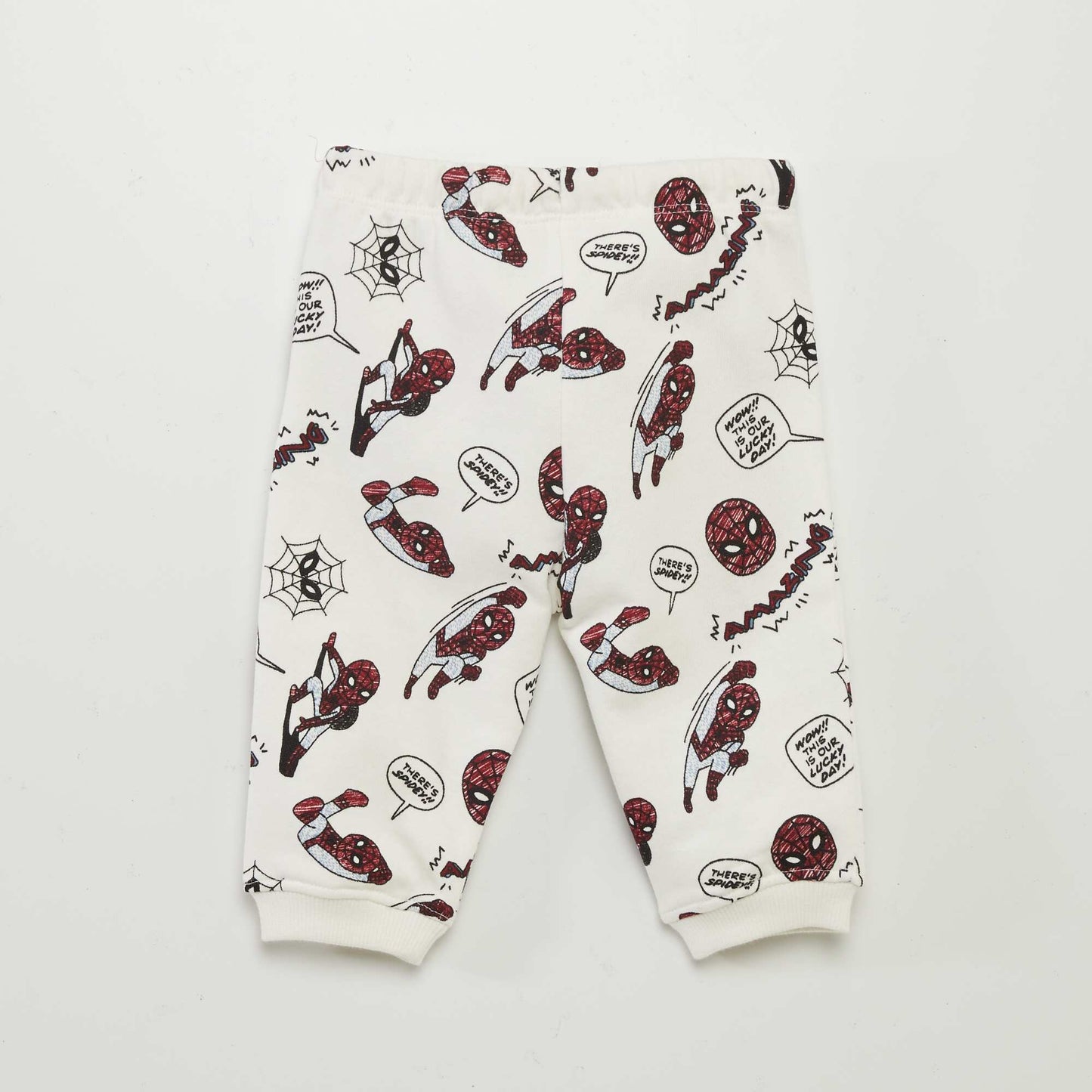 Marvel joggers WHITE