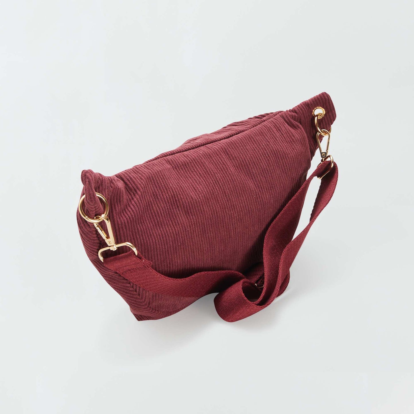 Corduroy waist bag PURPLE