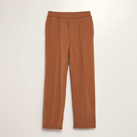 French terry joggers BROWN