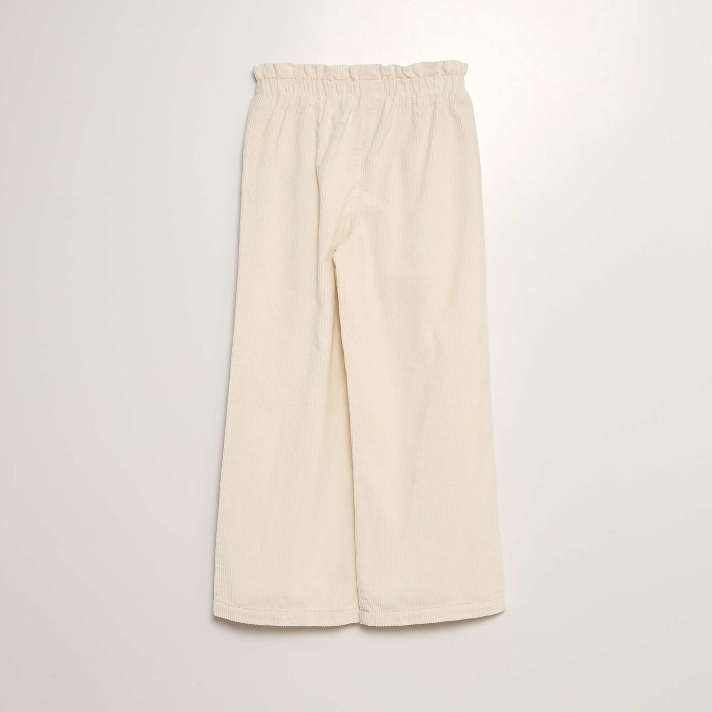 Corduroy trousers WHITE