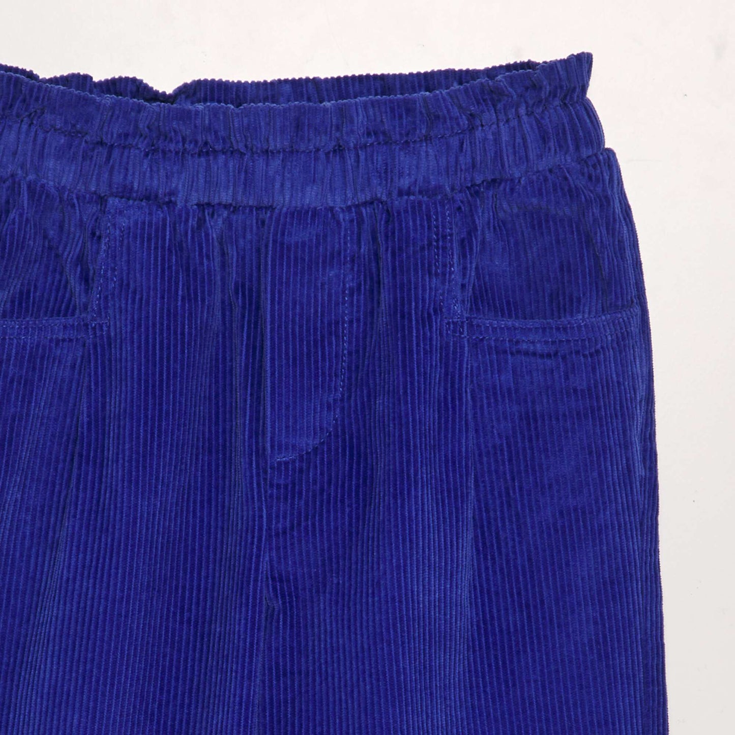 Corduroy trousers blue