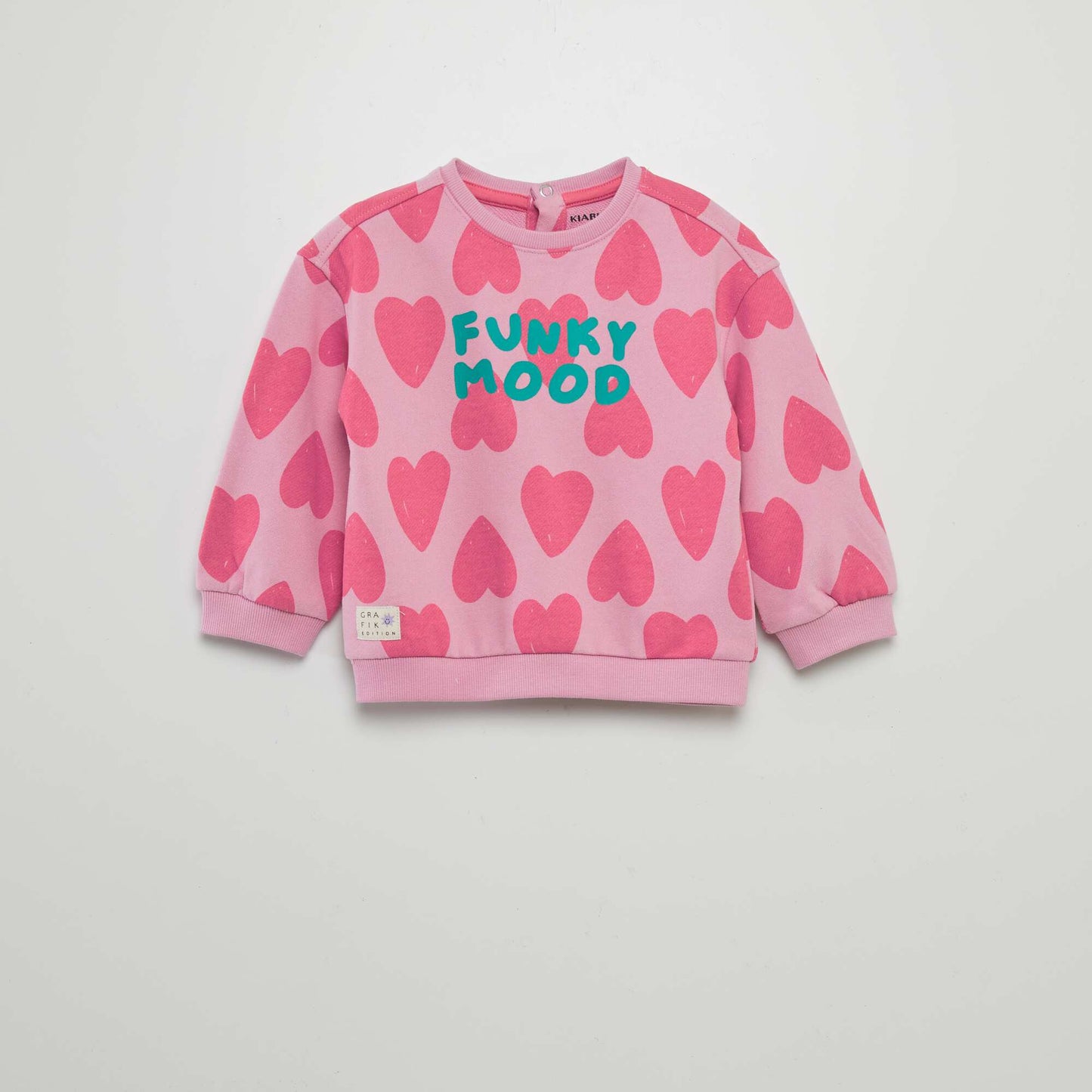 Printed sweatshirt - Grafik Edition PINK