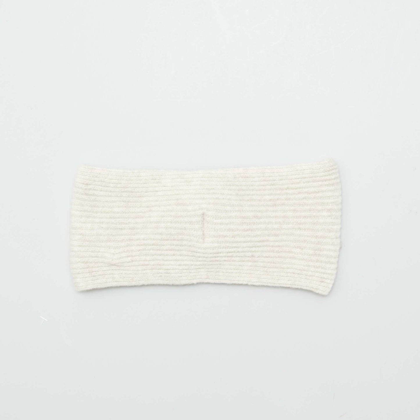 Cable-knit headband beige