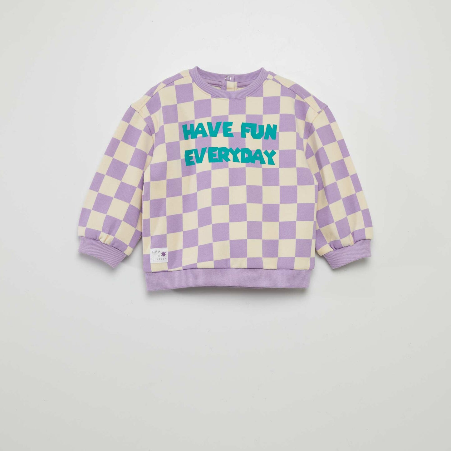 Printed sweatshirt - Grafik Edition PURPLE