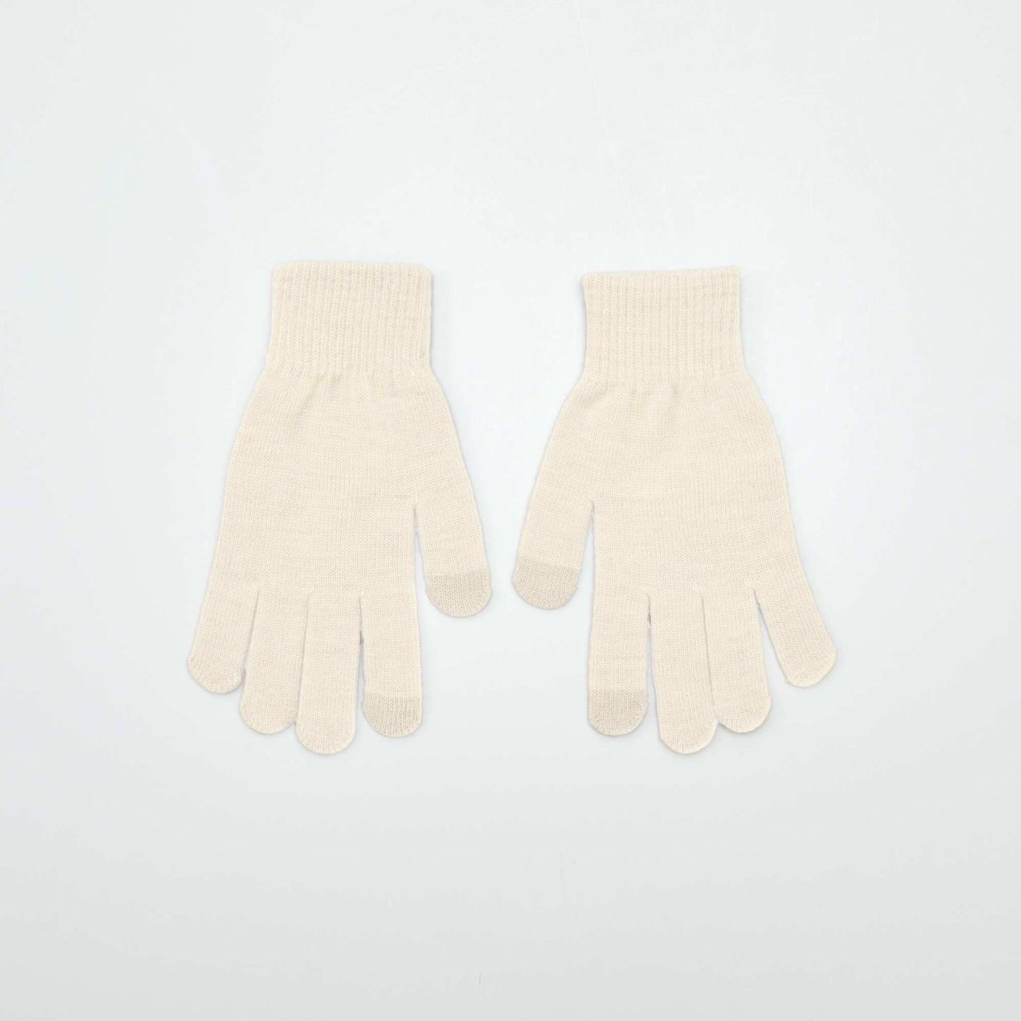 Pack of 2 pairs of gloves BEIGE